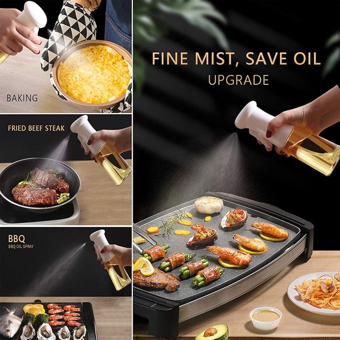 Oil Spray Bottle Fryer & BBQ by kitchens Gadgetry