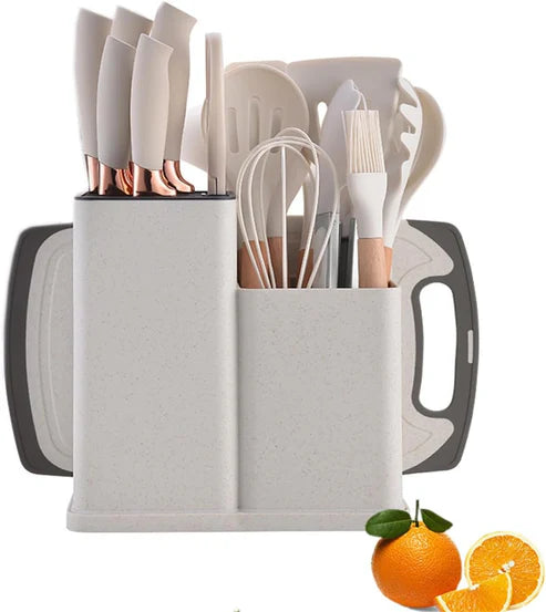 19PCS Kitchen Utensil & Knife Set by kitchens Gadgetry