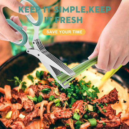 5-Blade Herb Scissors  by kitchens Gadgetry